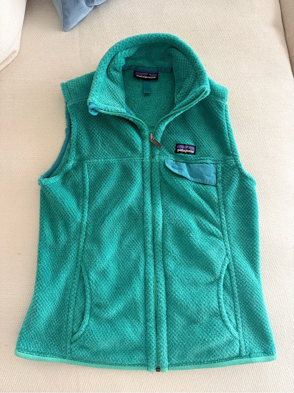 Patagonia Women’s Fleece Vest in Teal